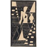 Erich Müller-Kraus. Weiblicher Akt mit Vase. 1931