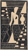 Erich Müller-Kraus. Female nude with vase. 1931
