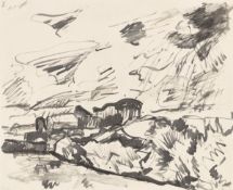 Erich Heckel. ”Holsteinische Landschaft”. 1913