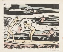 Max Pechstein. ”Badende IX”. 1912