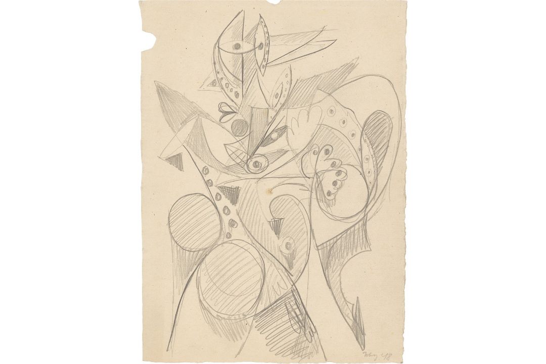 Ernst Wilhelm Nay. „Hirte“. 1948 - Bild 1 aus 4