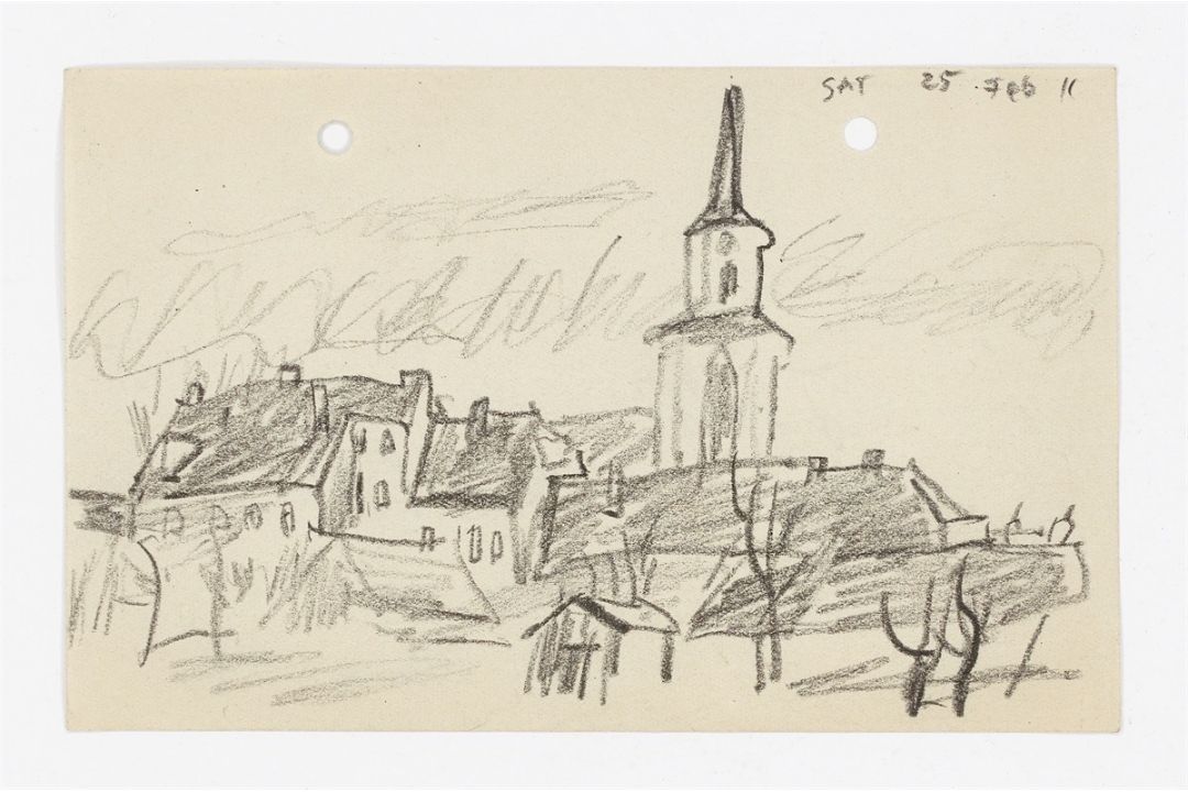 Lyonel Feininger. „Teltow“. 1911 - Bild 2 aus 3