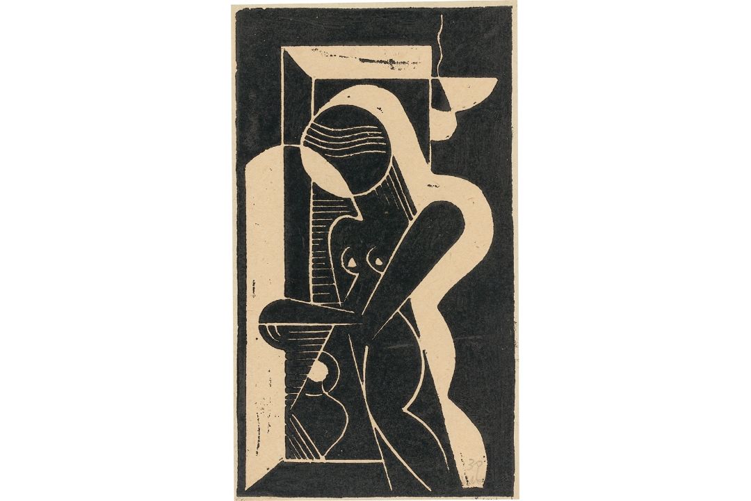 Erich Müller-Kraus. Weiblicher Akt. 1930 - Bild 1 aus 2
