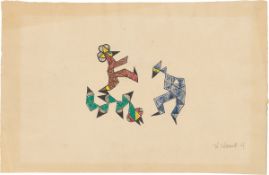 William Wauer. ”Drei Faltfiguren”. 1927