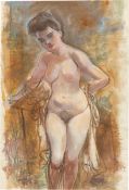 George Grosz. Standing female nude. Circa 1940