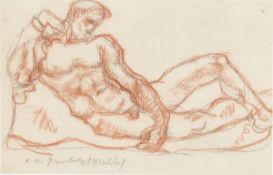 Aristide Maillol. ”Homme couché”. Before 1916