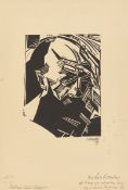 Fritz Schaefler. ”Bildnis Kurt Eisner”. 1919