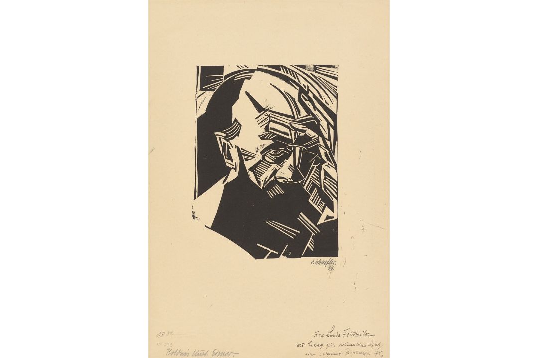 Fritz Schaefler. „Bildnis Kurt Eisner“. 1919 - Bild 1 aus 3