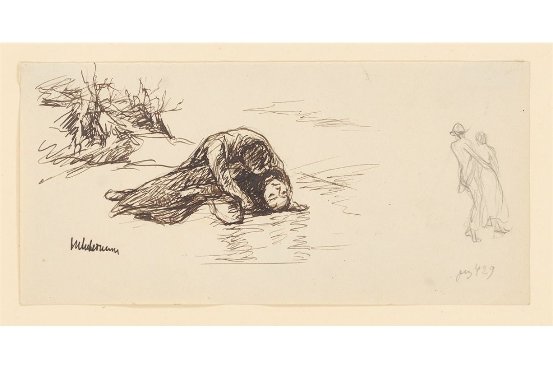 Max Liebermann. „Hilariens Sturz“. 1920 - Bild 2 aus 3