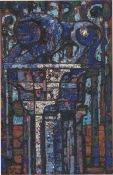 Max Kaus. ”Aus dem Garten der Villa Massimo, Rom”. 1959