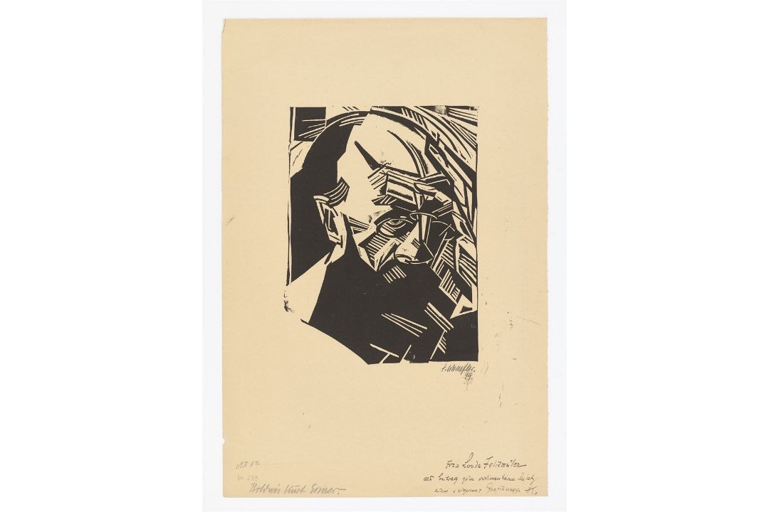Fritz Schaefler. „Bildnis Kurt Eisner“. 1919 - Bild 2 aus 3