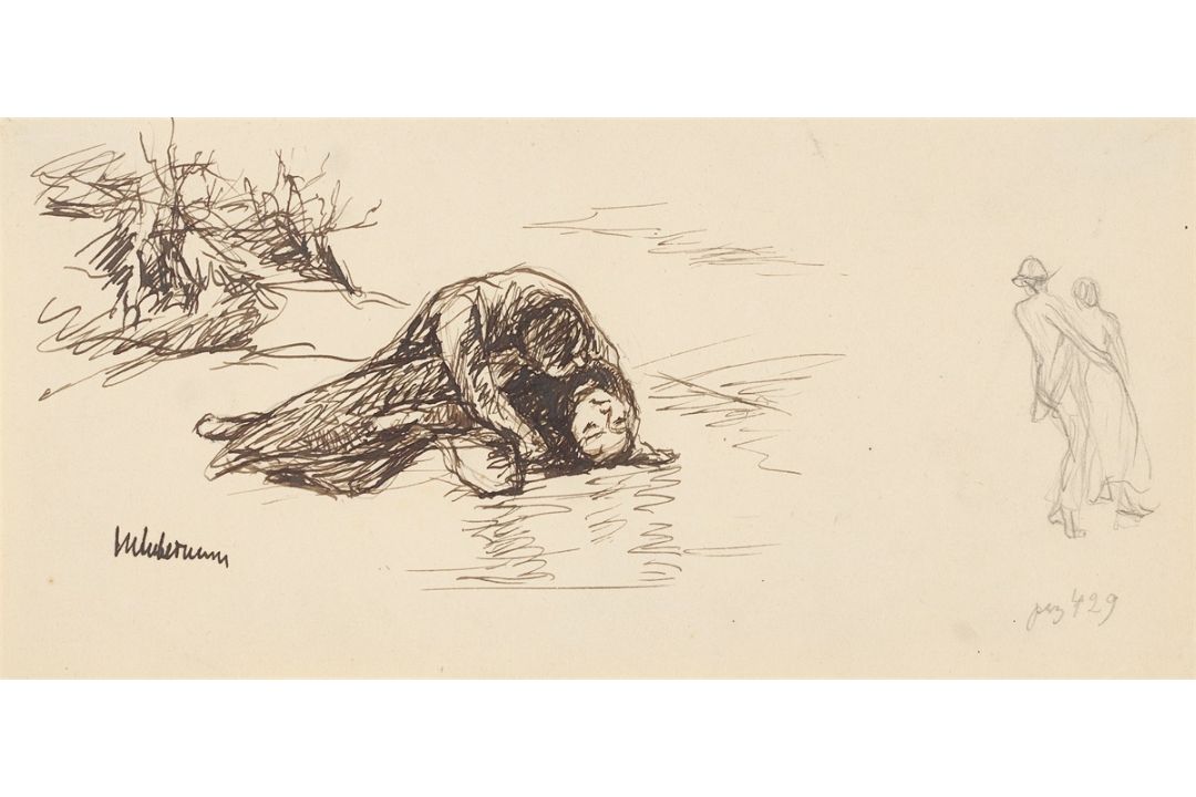 Max Liebermann. „Hilariens Sturz“. 1920 - Bild 1 aus 3