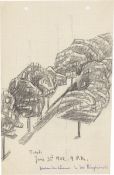 Lyonel Feininger. ”Kastanienbäume in der Ringbahnstraße”. 1902