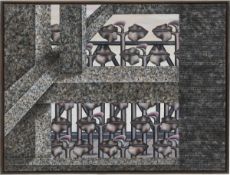 Hermann Waldenburg. ”Plantage mit Blüten” (”Architektur und Vegetation”). 1977
