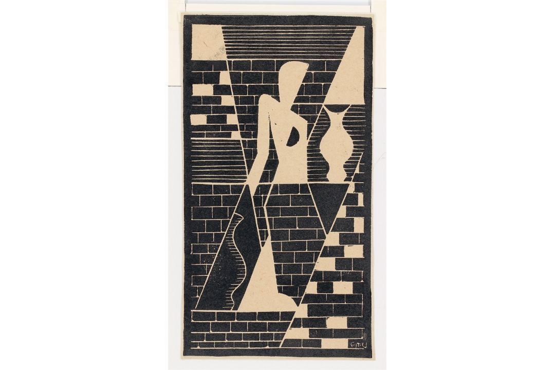 Erich Müller-Kraus. Weiblicher Akt mit Vase. 1931 - Bild 2 aus 2