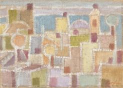 Eduard Bargheer. ”Südliche Stadt 2”. Circa 1973