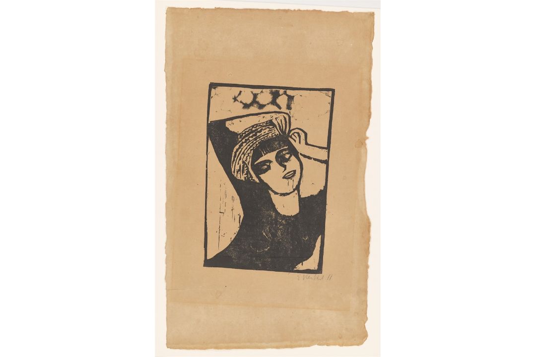 Erich Heckel. „Mädchen mit Turban (Mädchen / Der Turban)“. 1911 - Bild 2 aus 3