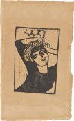 Erich Heckel. ”Mädchen mit Turban (Mädchen / Der Turban)”. 1911