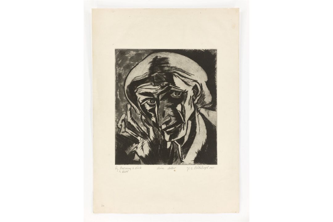 Peter August Böckstiegel. „Meine Mutter“. 1921 - Bild 2 aus 3