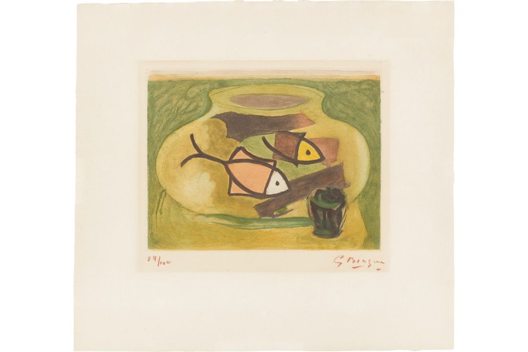 Georges Braque. „L'aquarium“. 1950 - Bild 1 aus 3
