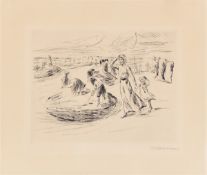 Max Liebermann. ”Am Strande (Nordwijk)”. 1914/15