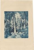 Ernst Ludwig Kirchner. ”Alpenweg mit Wettertannen”. 1919