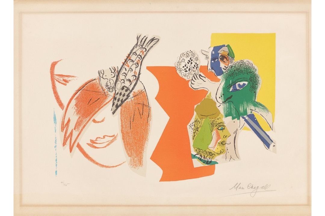 Marc Chagall. „Composition pour XXe Siècle“. 1966 - Bild 1 aus 3