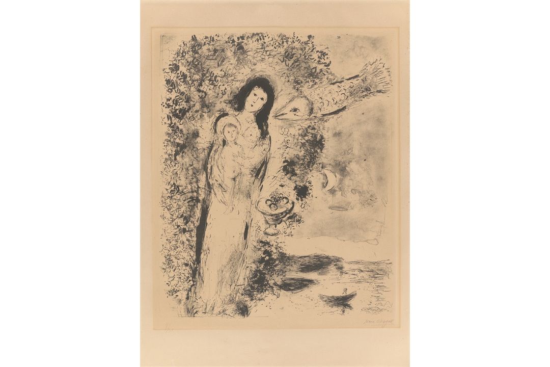 Marc Chagall. „Vierge aux poissons“. 1951 - Bild 1 aus 3