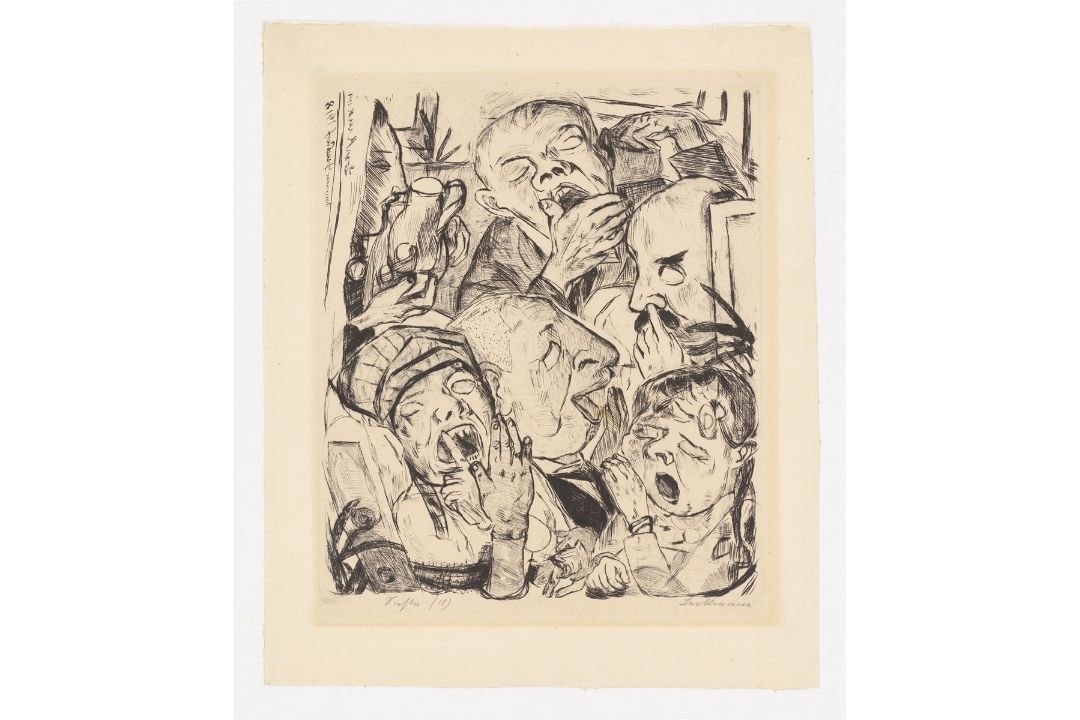 Max Beckmann. „Die Gähnenden“. 1918 - Bild 2 aus 3