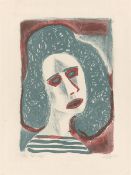 Otto Dix. ”Frauenkopf”. 1949