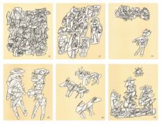 Jean Dubuffet. „Conjectures“. 1983