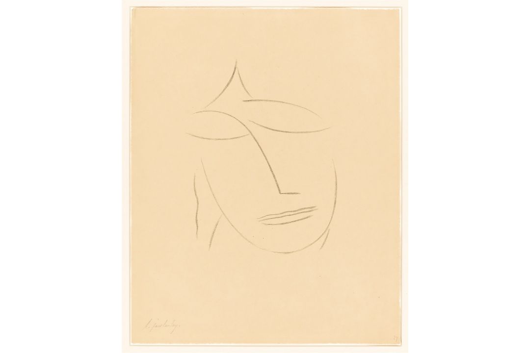 Alexej von Jawlensky. „Kopf VI“. 1922 - Bild 2 aus 3