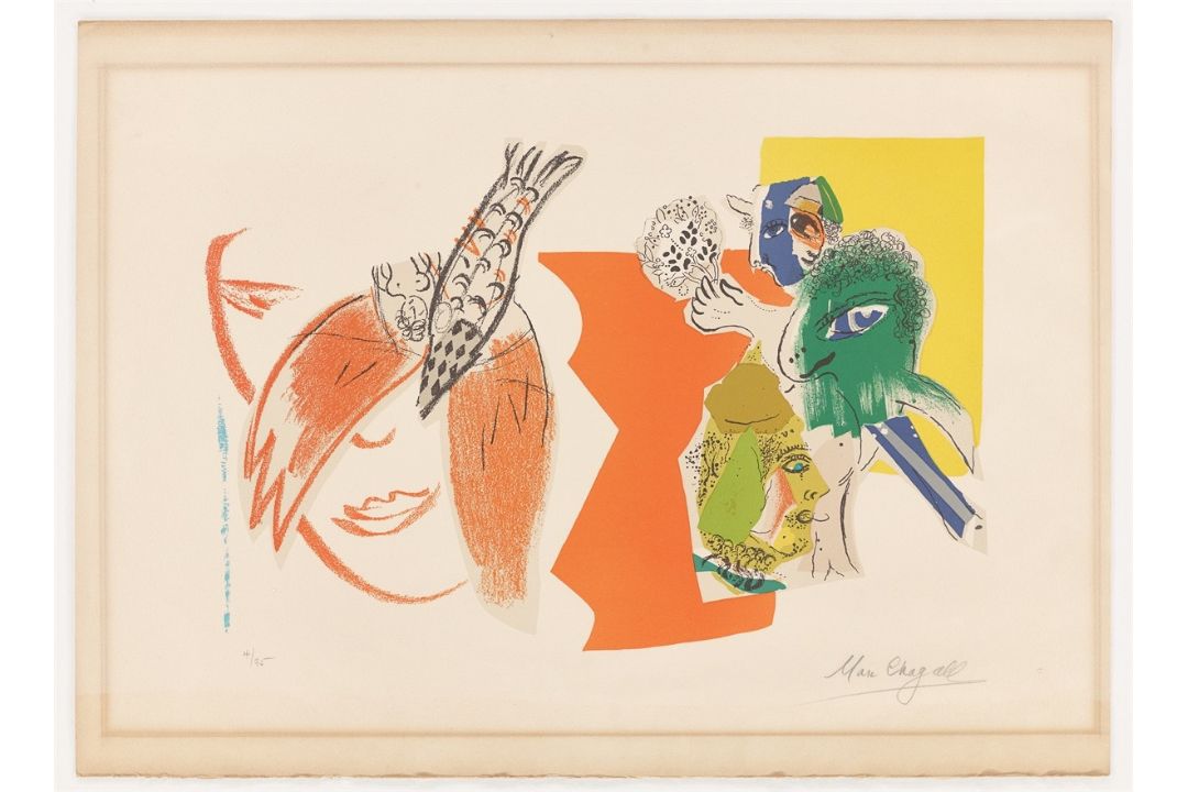 Marc Chagall. „Composition pour XXe Siècle“. 1966 - Bild 2 aus 3
