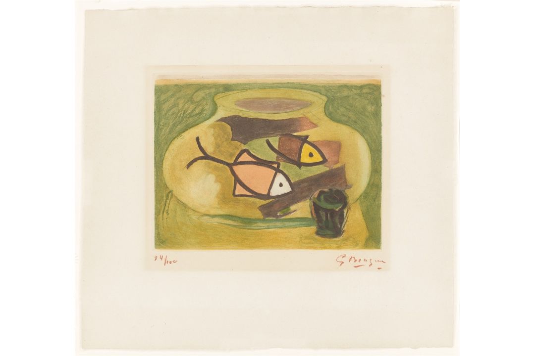Georges Braque. „L'aquarium“. 1950 - Bild 2 aus 3