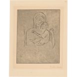 Wilhelm Lehmbruck. „Madonna (nach Cimabue)“. 1912