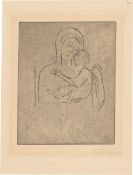 Wilhelm Lehmbruck. ”Madonna (nach Cimabue)”. 1912