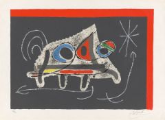 Joan Miró. From: ”Le Lézard aux plumes d'or”. 1971