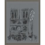 Marc Chagall. „Notre-Dame en gris“. 1955