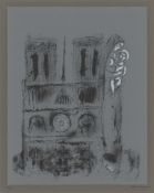 Marc Chagall. „Notre-Dame en gris“. 1955