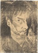 Otto Mueller. ”Selbstbildnis nach rechts (1)”. 1920