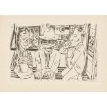 Max Beckmann. „In der Trambahn“. 1922