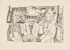 Max Beckmann. ”In der Trambahn”. 1922