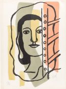 Fernand Léger. ”Tête de femme”. 1949