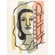 Fernand Léger. „Tête de femme“. 1949 - Bild 1 aus 3