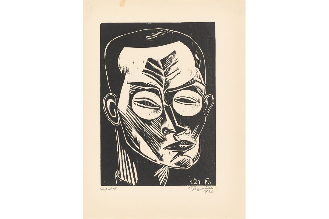 Conrad Felixmüller. „Selbstbildnis“. 1919/20 - Bild 1 aus 3