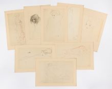 Gustav Klimt. ”25 Handzeichnungen”. 1919
