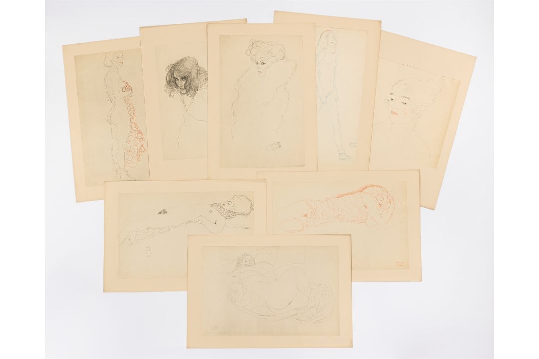 Gustav Klimt. „25 Handzeichnungen“. 1919 - Bild 1 aus 7
