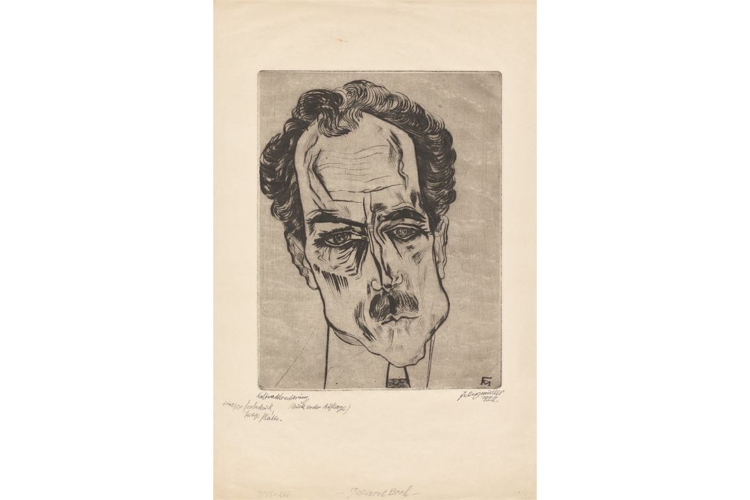 Conrad Felixmüller. „Porträt Justizrat James Broh“. 1922 - Bild 1 aus 3