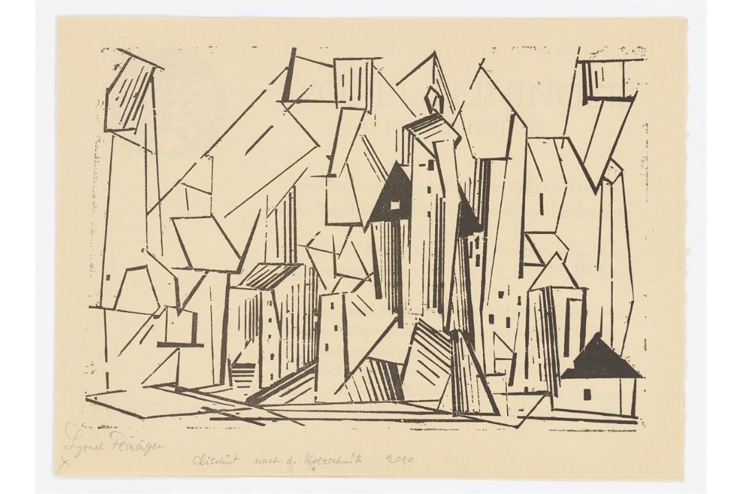 Lyonel Feininger. „Die Architektur“. 1920/21 - Bild 2 aus 2