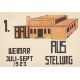 Paul Häberer. Hausmodell (Karte zur Bauhaus Ausstellung Weimar 1923). 1923 - Bild 1 aus 3